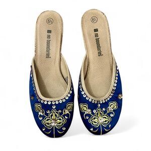 Satin and Sequin Kitten Heel